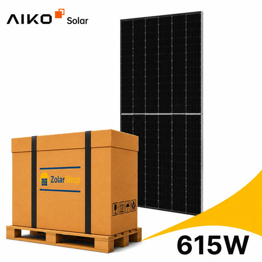 Aiko AIKO-A615-MAH72Mw Comet 1N 605-630 1500V Silver Frame