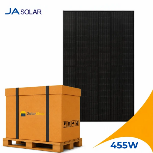 JA Solar JAM54D41-455/LB Solarmodul 455 Wp bifazial Full-Black