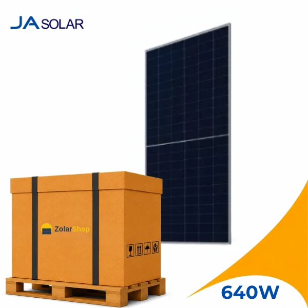 JA SolarJAM66D45-640/LB Solarmodul 640 Wp bifazial Glas-Glas (36 Stk.)