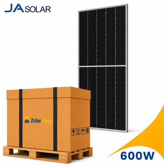 JA Solar DeepBlue 4.0 Pro JAM72D40-600/MB 600Wp Bifazial Glas-Glas N-Type TOPCon Solarmodul (37 Stk.)