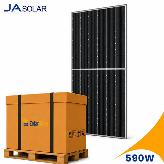 JA Solar JAM72D40-590/MB 570-595 1500V Silver Frame (36 Stk.)