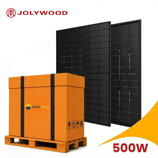 Jolywood JW-HD108N-R2 500W Bifazial Glas-Glas Full Black Modul (37 Stk.)